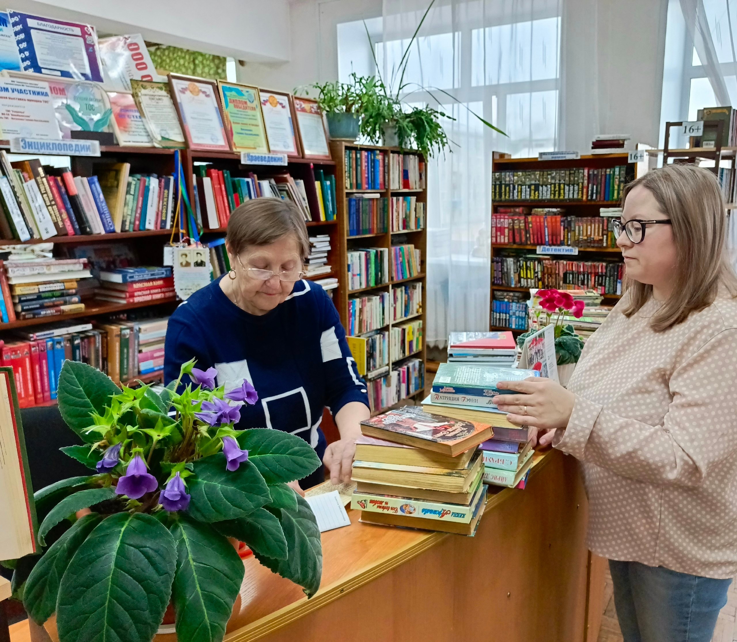 Партнерство с сельской библиотекой «Зенит»